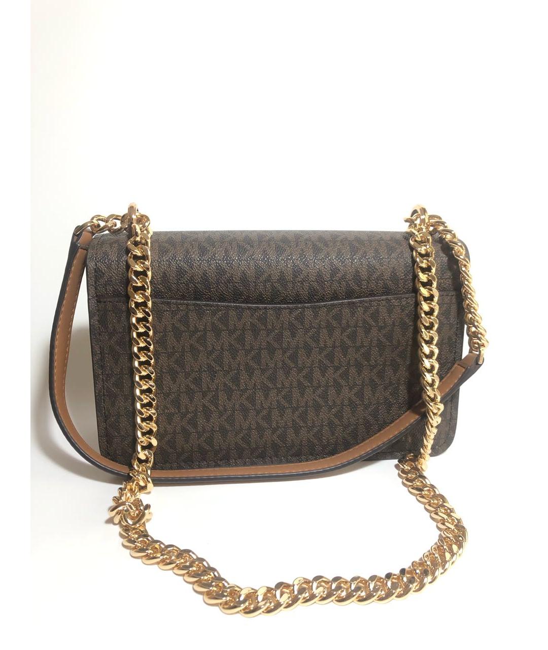 MICHAEL KORS Коричневая сумка через плечо, фото 3