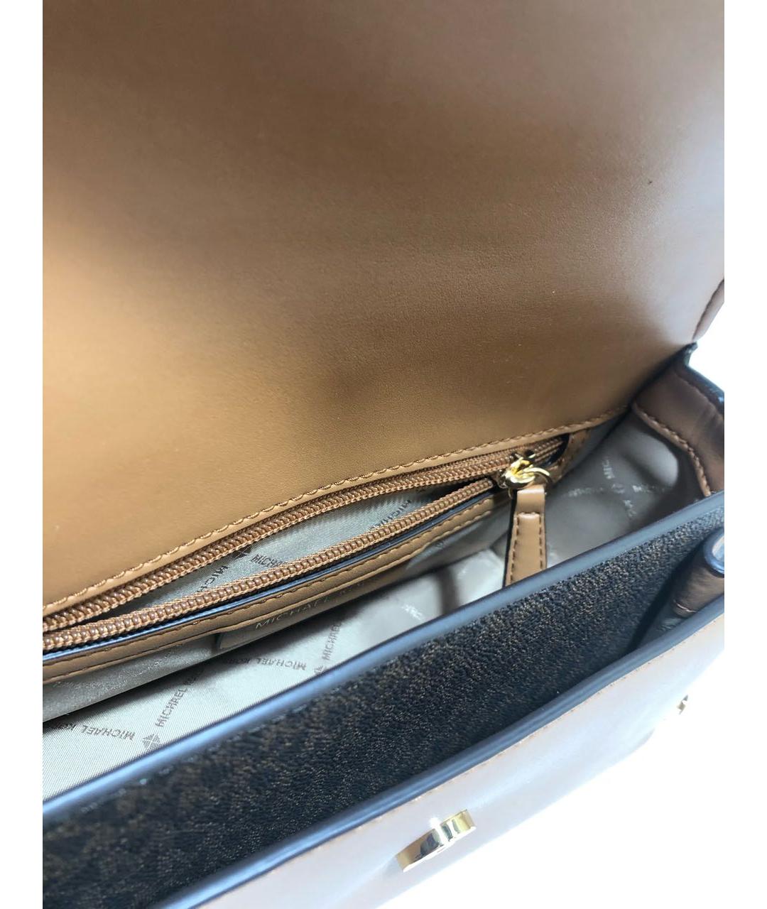 MICHAEL KORS Коричневая сумка через плечо, фото 4
