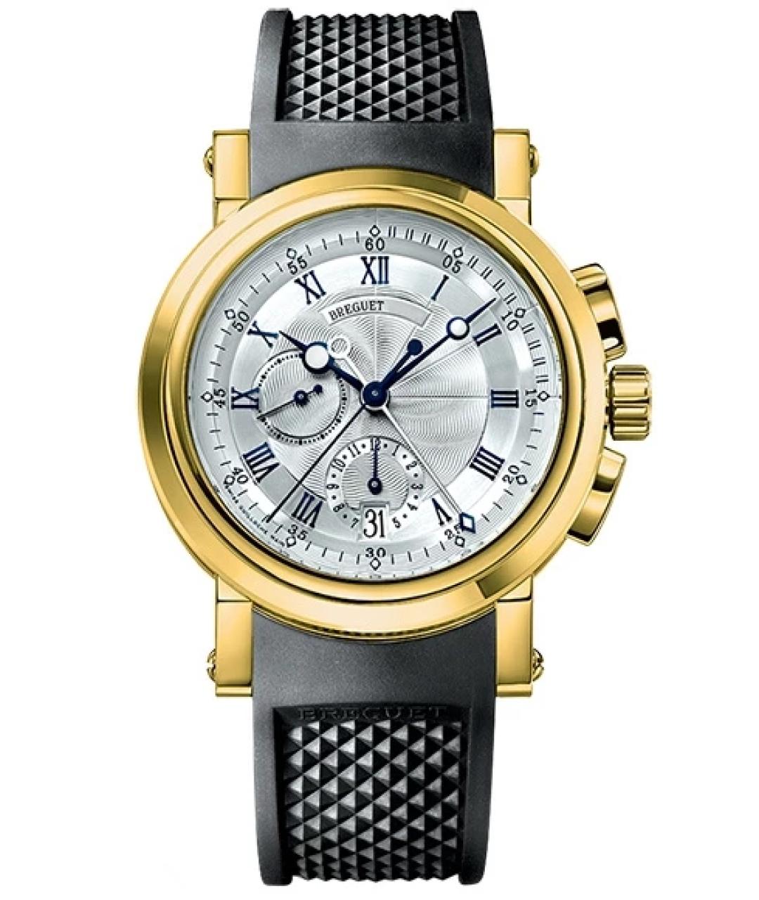 Breguet Серые часы из желтого золота, фото 8