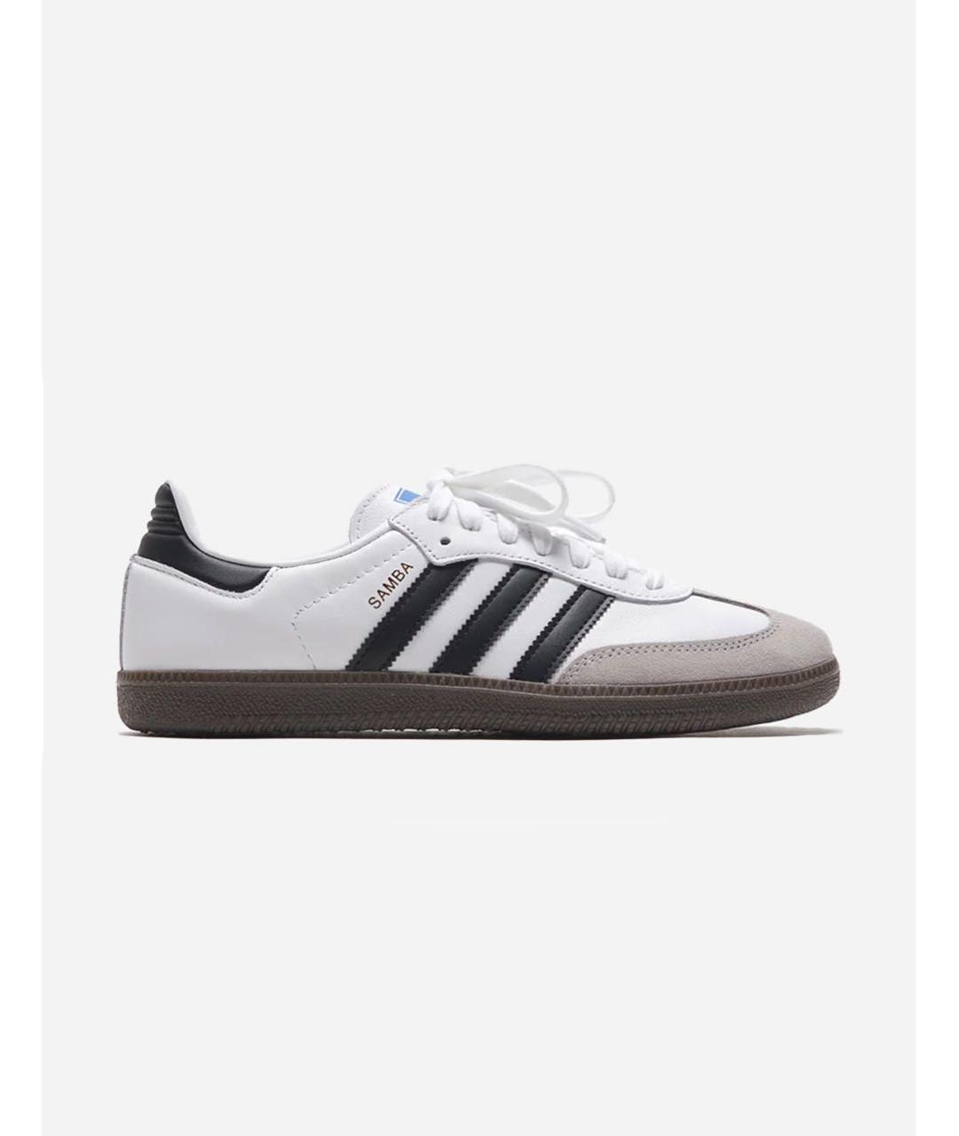 ADIDAS Белые кожаные низкие кроссовки / кеды, фото 7