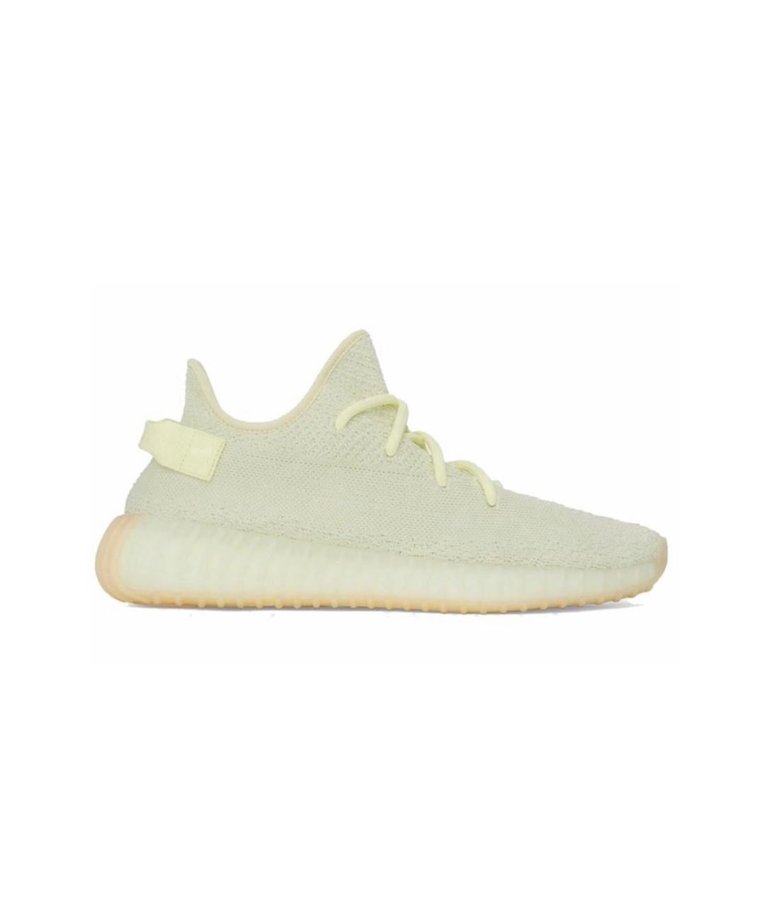 ADIDAS YEEZY Желтые синтетические кроссовки, фото 5