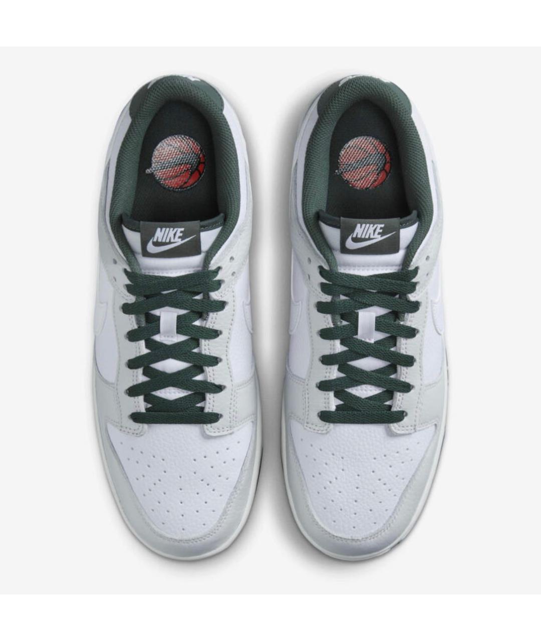 NIKE Белые кожаные низкие кроссовки / кеды, фото 2