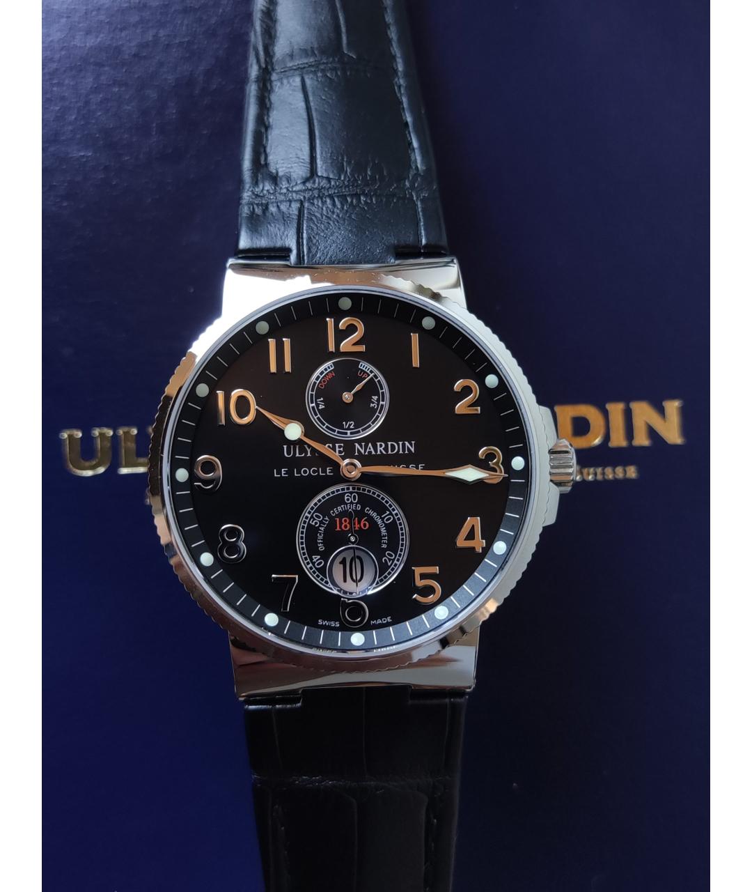 Ulysse Nardin Черные часы, фото 2