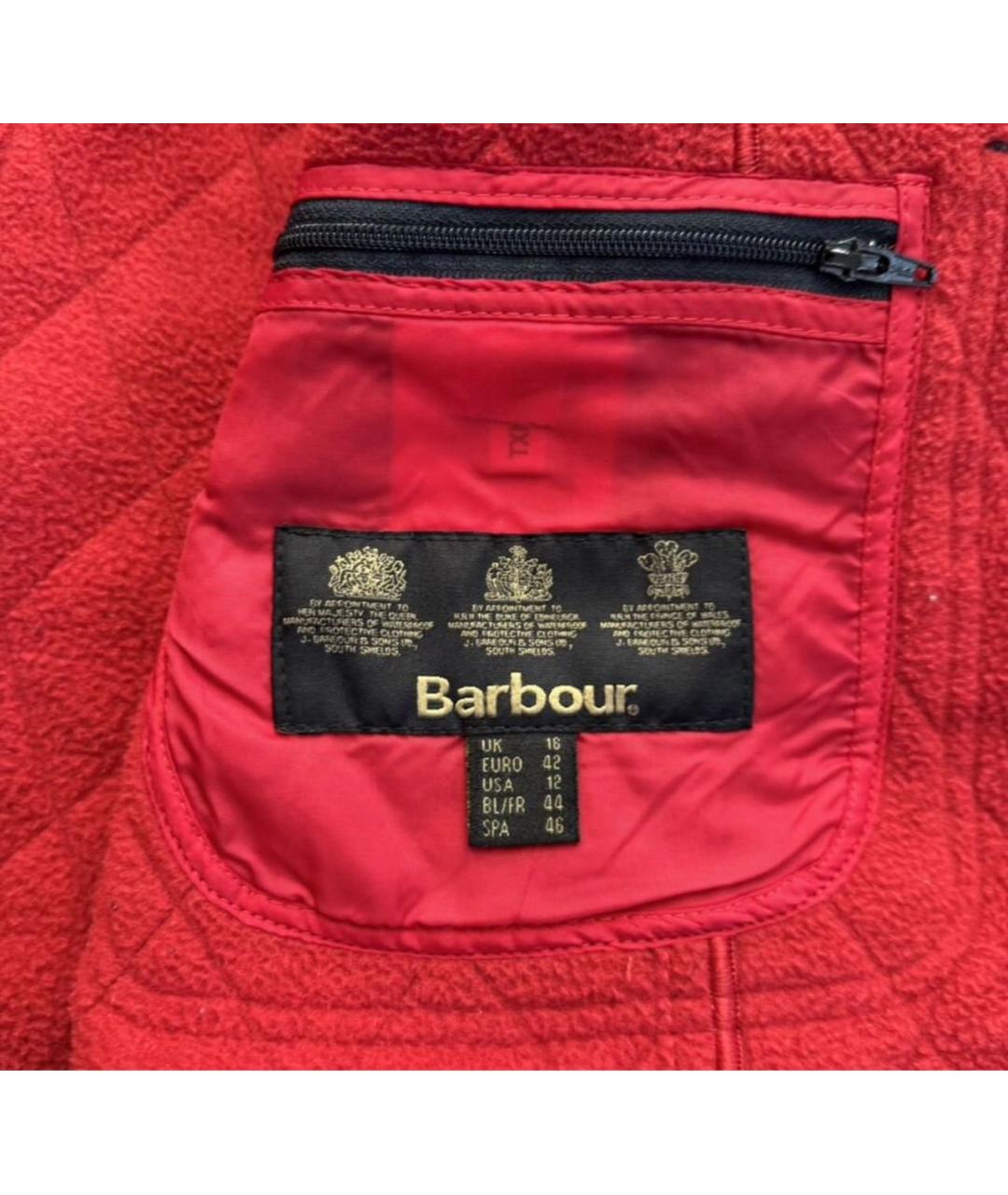 BARBOUR Темно-синяя полиамидовая куртка, фото 4
