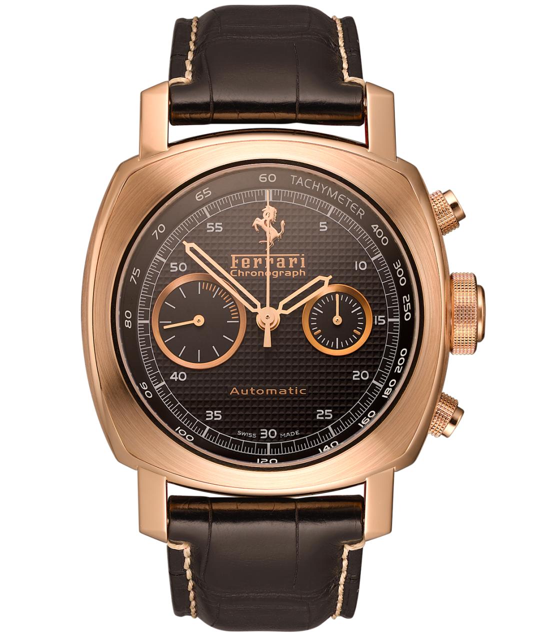 PANERAI Черные часы из розового золота, фото 10
