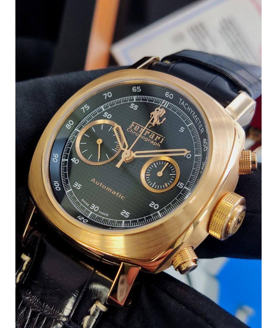 PANERAI Черные часы из розового золота, фото 5