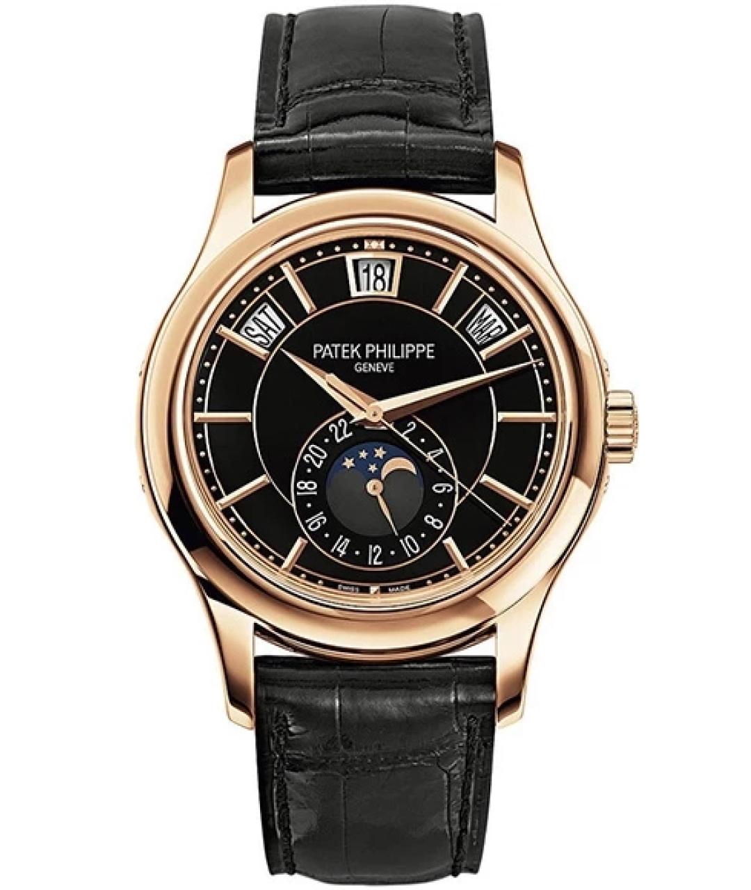 PATEK PHILIPPE Черные часы из розового золота, фото 10