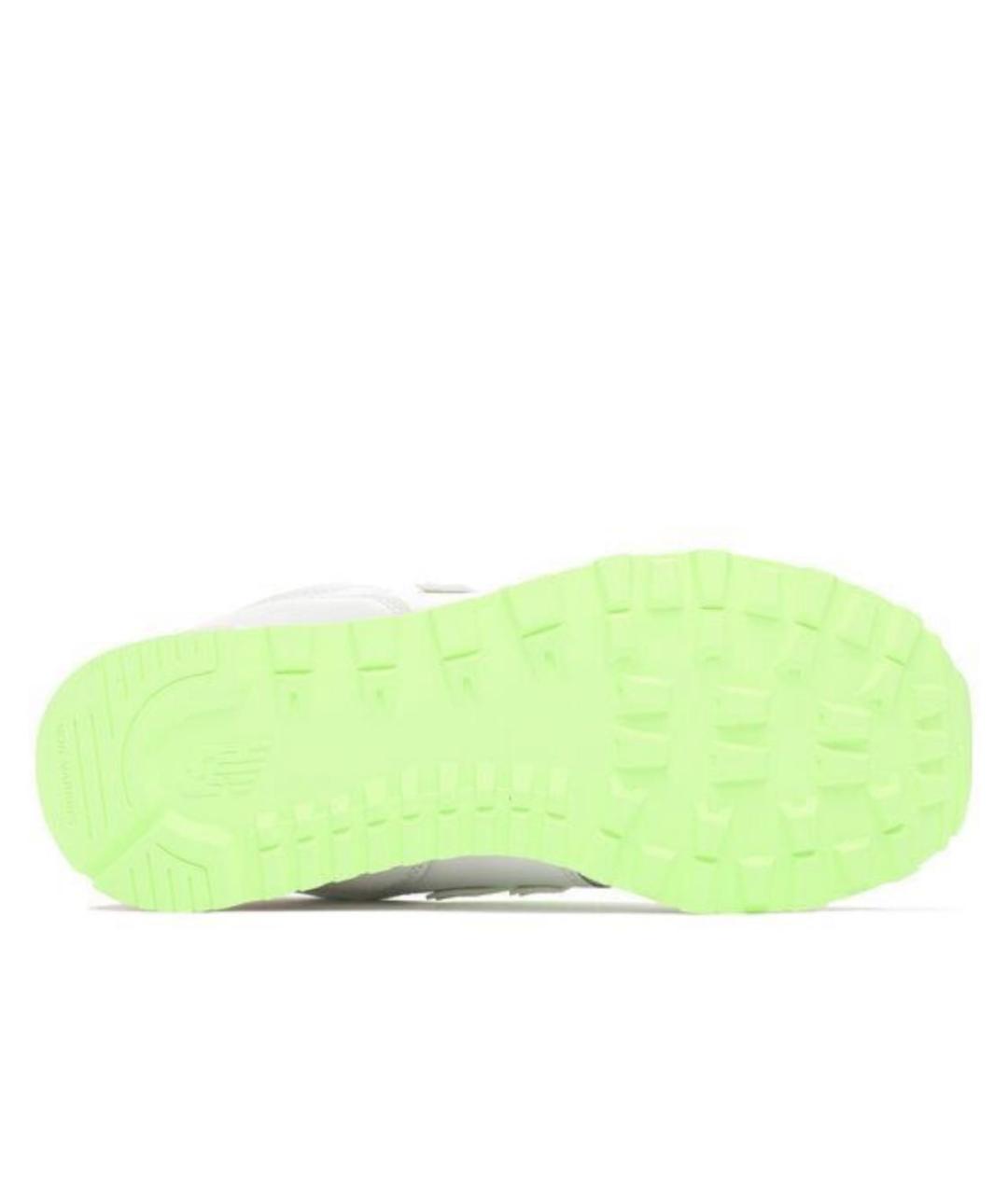 NEW BALANCE Белые кожаные кроссовки, фото 6