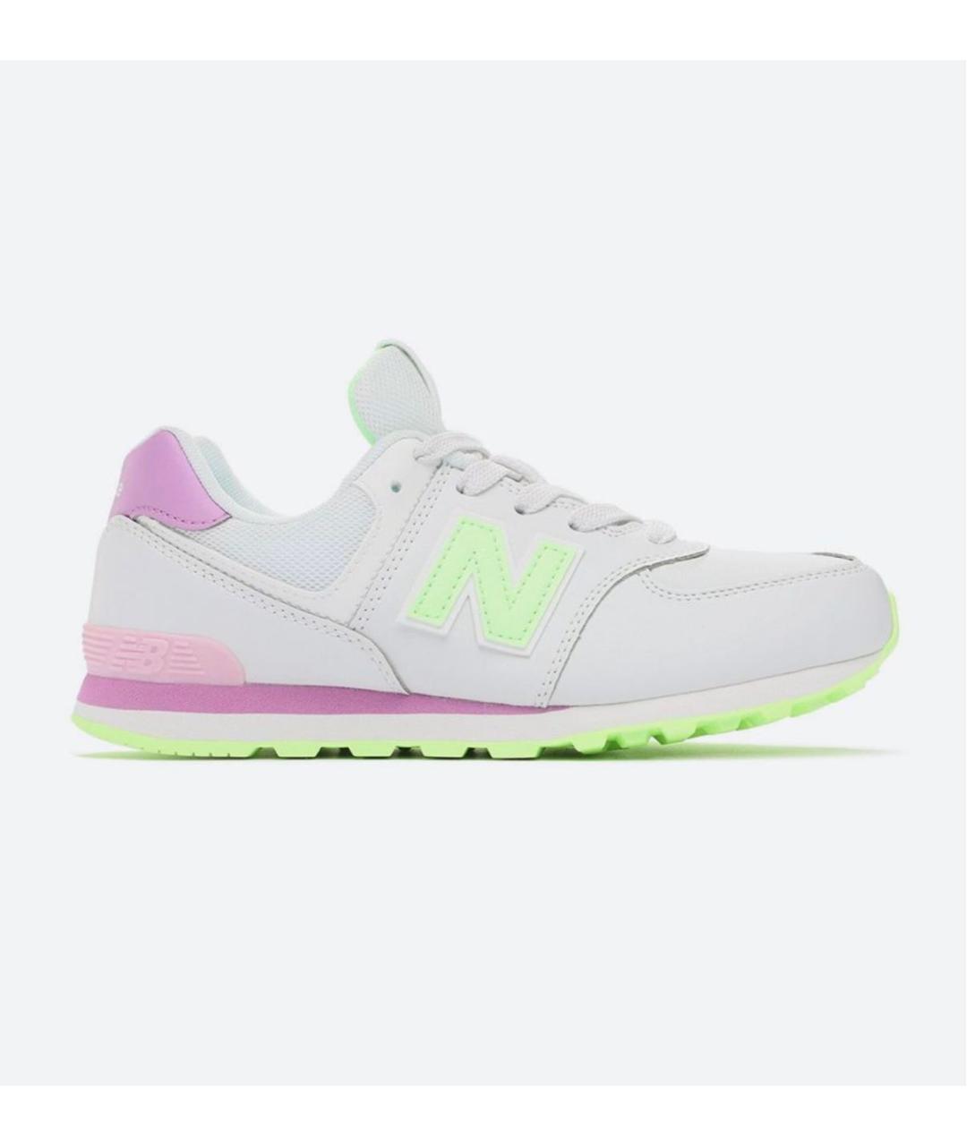 NEW BALANCE Белые кожаные кроссовки, фото 7