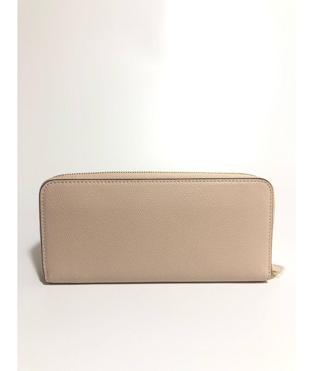 FURLA Бежевый кожаный кошелек, фото 2