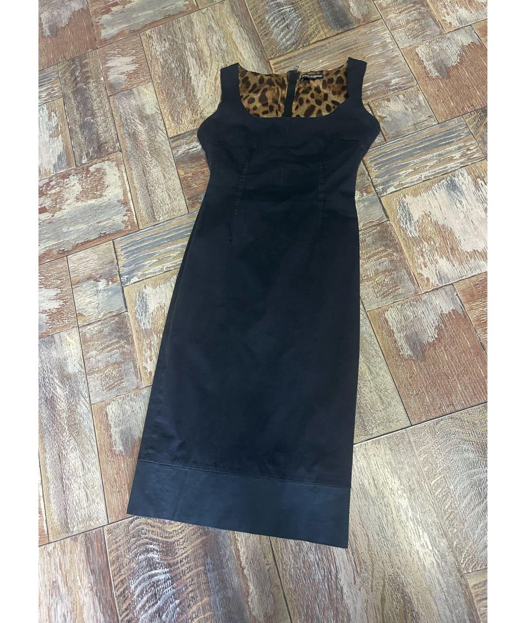 DOLCE&GABBANA Черное повседневное платье, фото 7