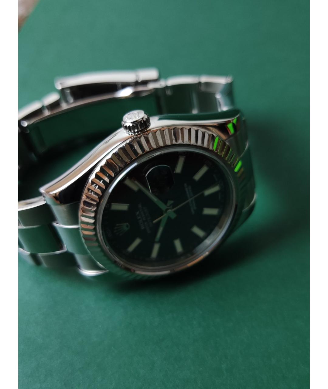 ROLEX Черные часы, фото 6