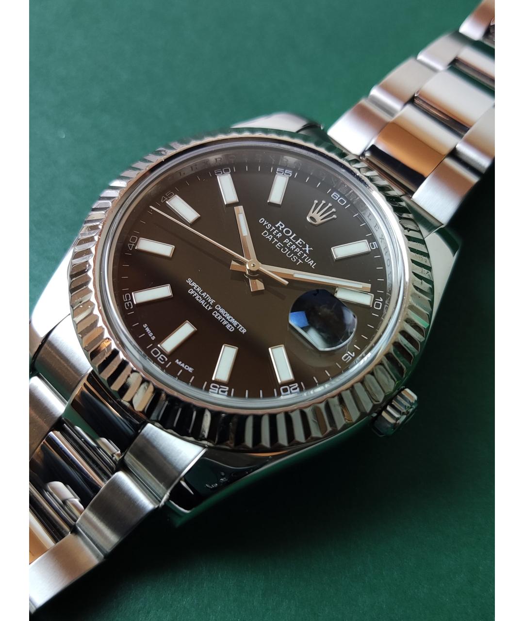 ROLEX Черные часы, фото 3
