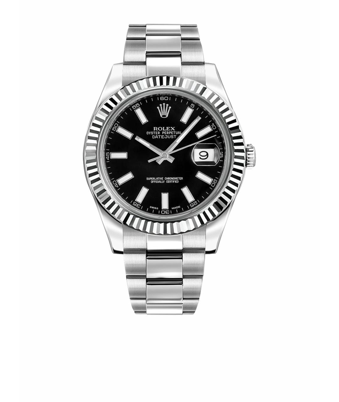 ROLEX Черные часы, фото 1
