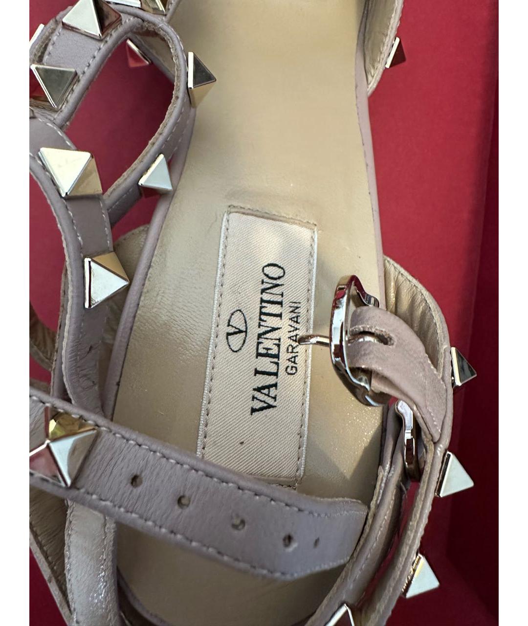 VALENTINO Черные кожаные туфли, фото 4