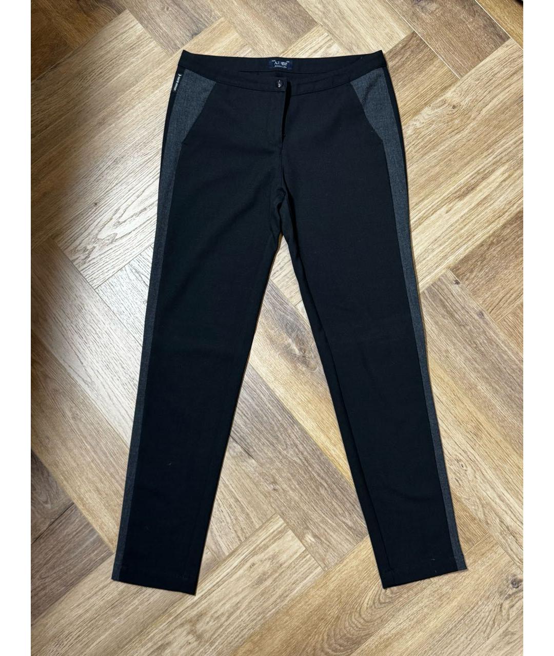 ARMANI JEANS Шерстяные прямые брюки, фото 4