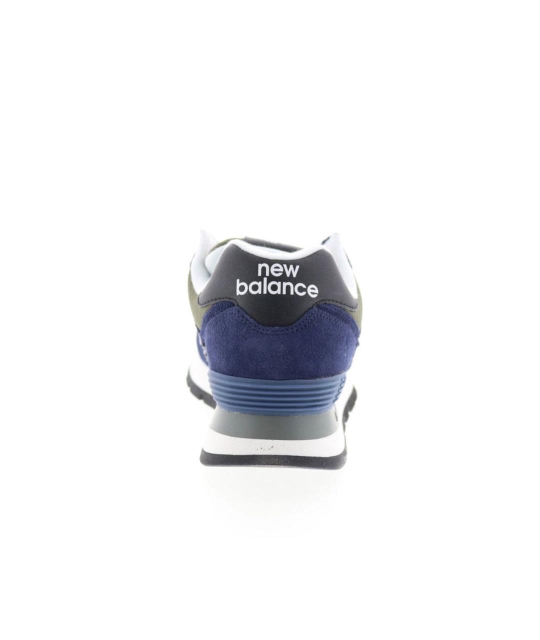 NEW BALANCE Темно-синие замшевые кроссовки, фото 2