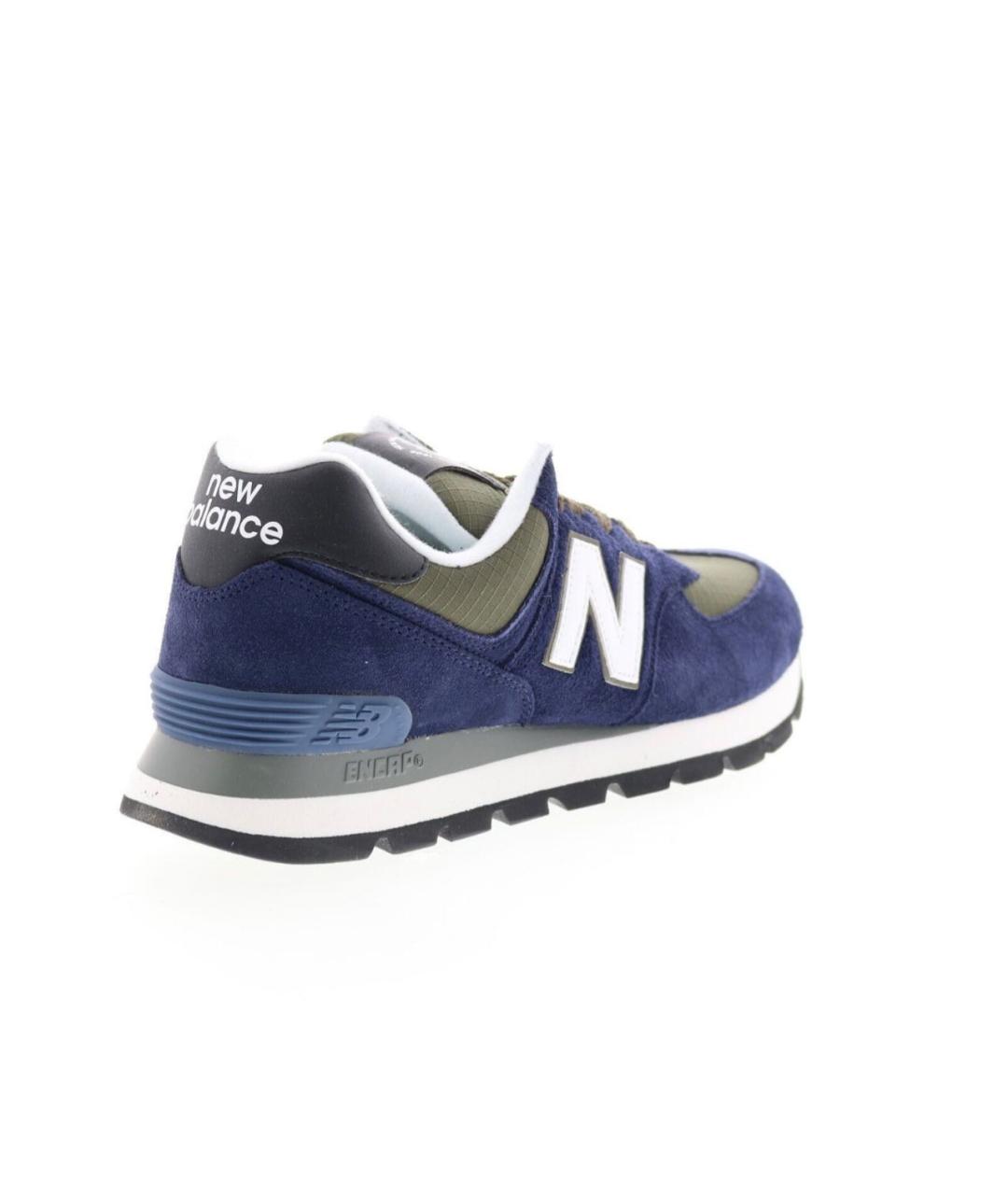 NEW BALANCE Темно-синие замшевые кроссовки, фото 8