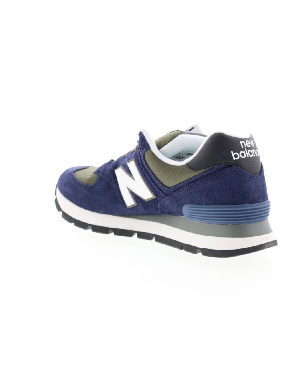 NEW BALANCE Темно-синие замшевые кроссовки, фото 7
