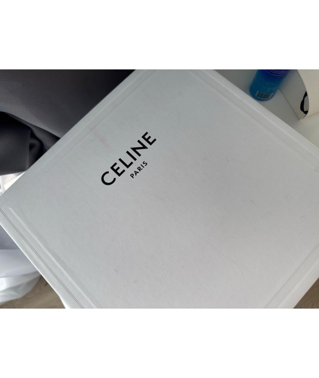 CELINE Белые текстильные ботинки, фото 6