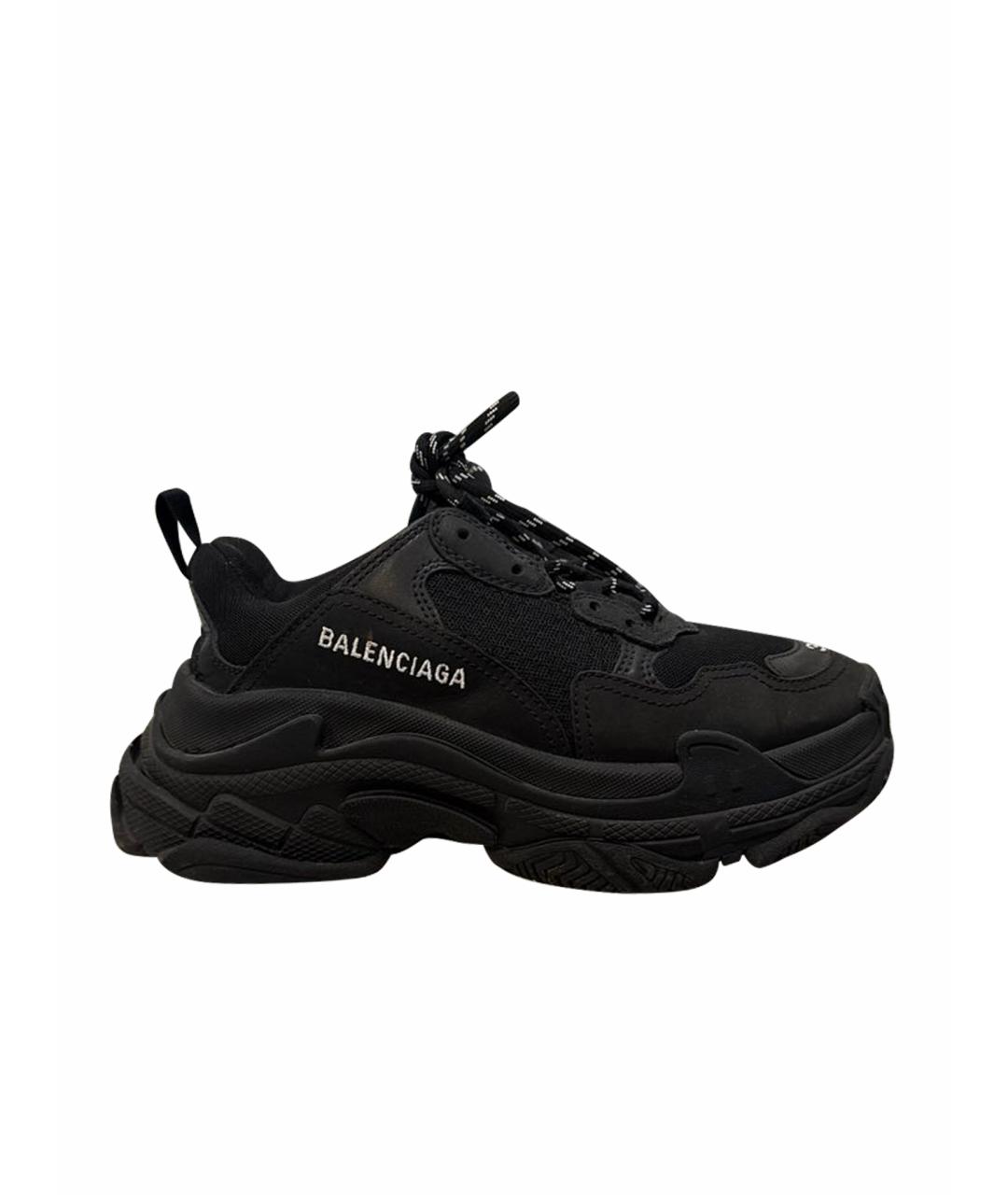 BALENCIAGA Черные кроссовки, фото 1