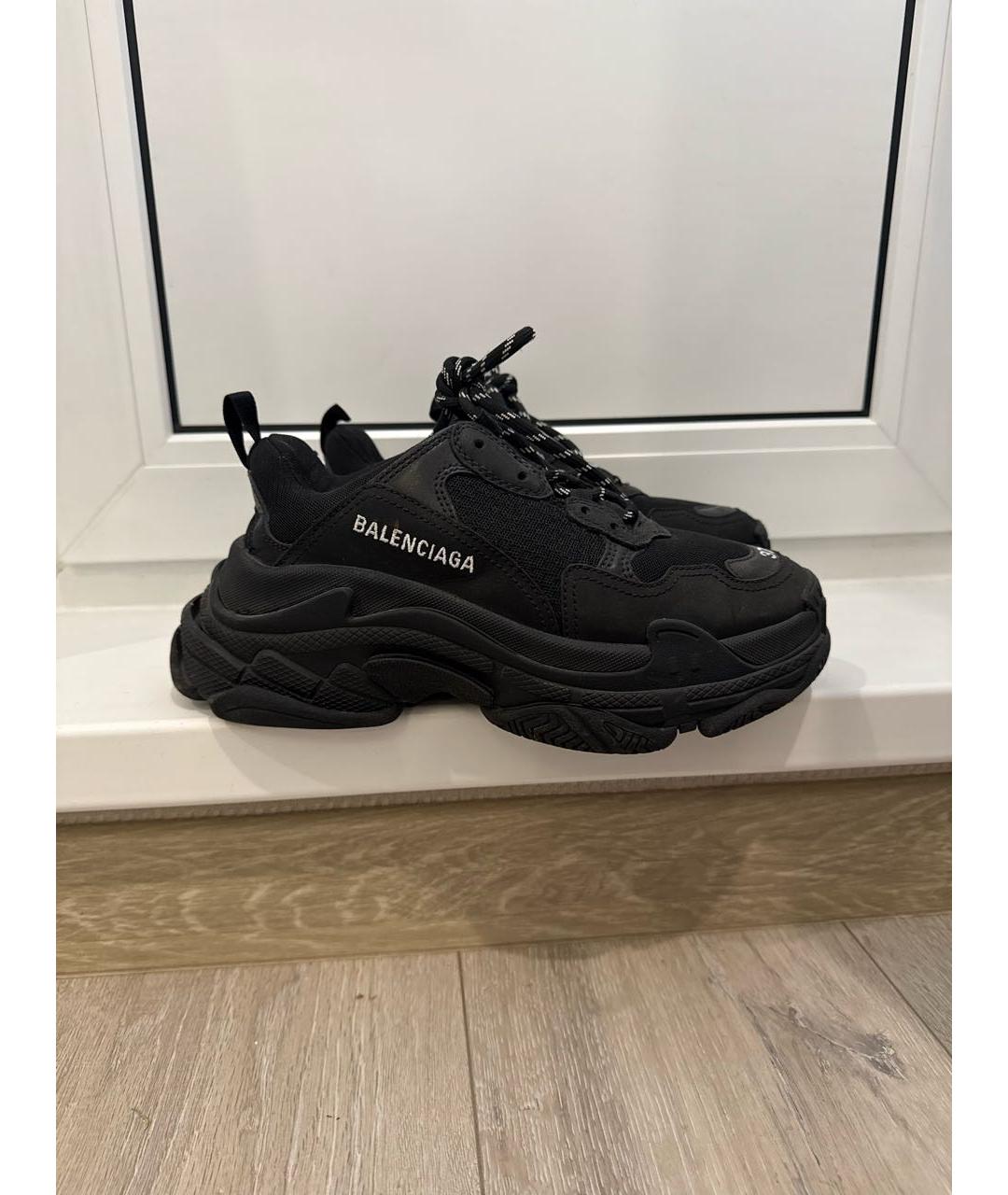 BALENCIAGA Черные кроссовки, фото 4