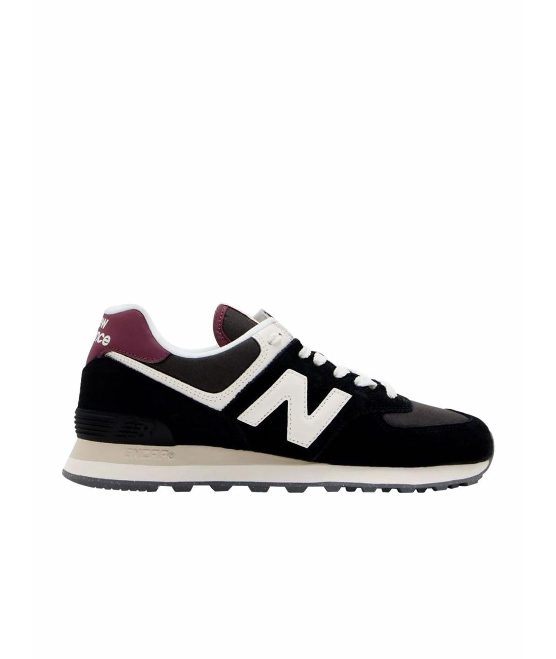 NEW BALANCE Черные замшевые кроссовки, фото 1