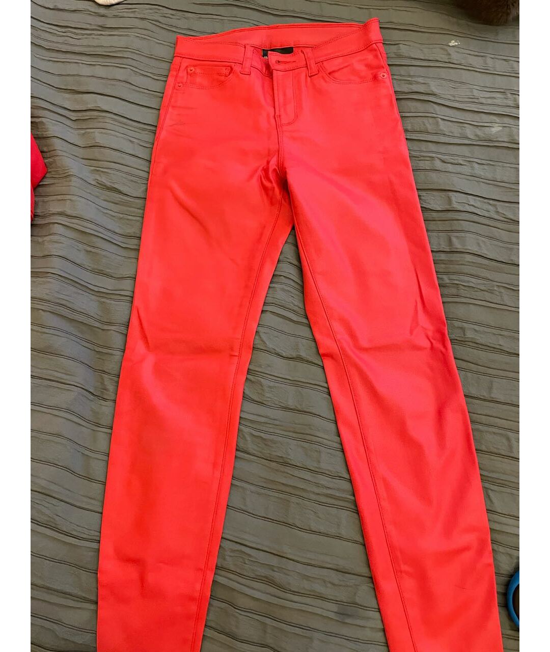 EMPORIO ARMANI Красные джинсы слим, фото 5