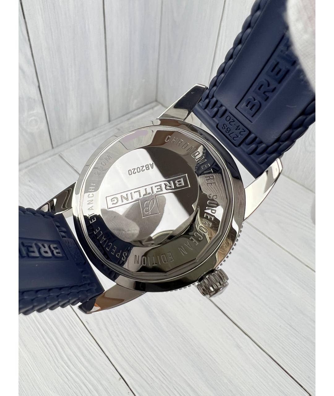 BREITLING Синие часы, фото 7