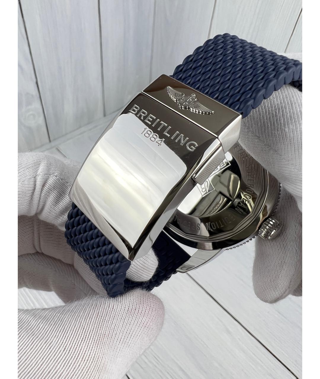 BREITLING Синие часы, фото 9