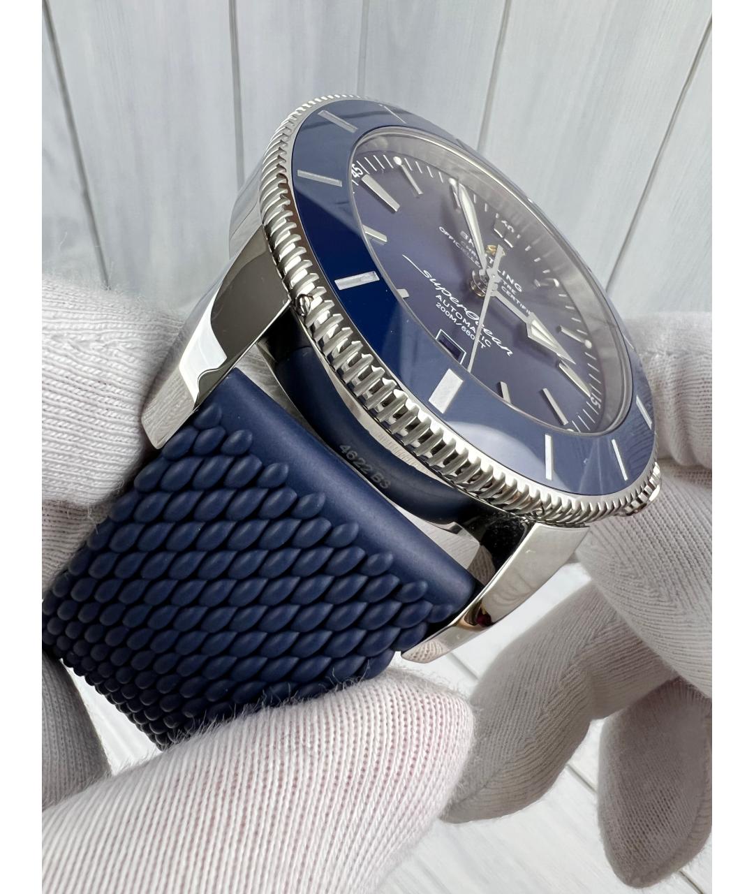 BREITLING Синие часы, фото 6