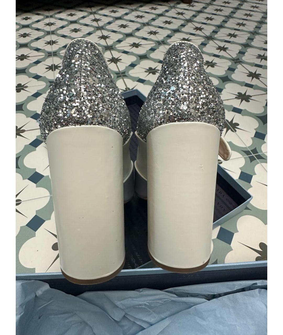 MIU MIU Мульти кожаные туфли, фото 4