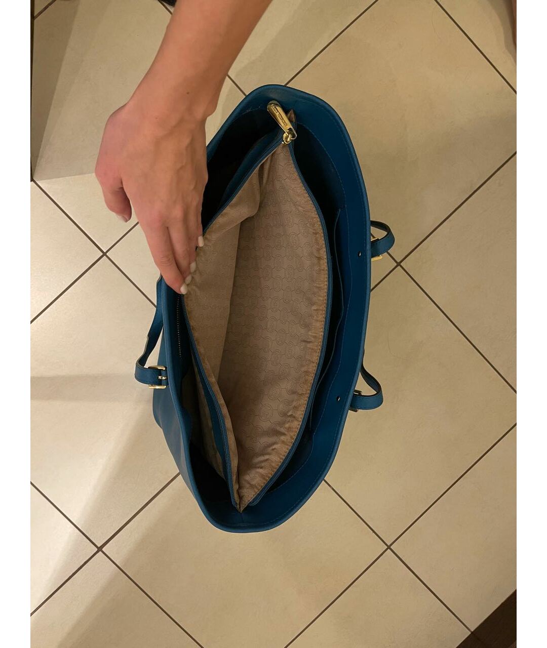 MICHAEL KORS Кожаная дорожная/спортивная сумка, фото 3