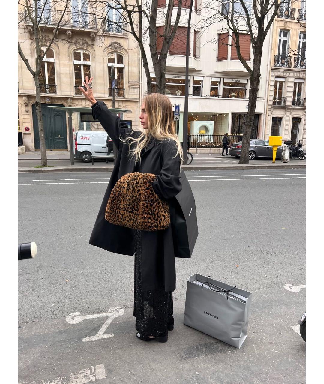 BALENCIAGA Мульти синтетическая сумка с короткими ручками, фото 5