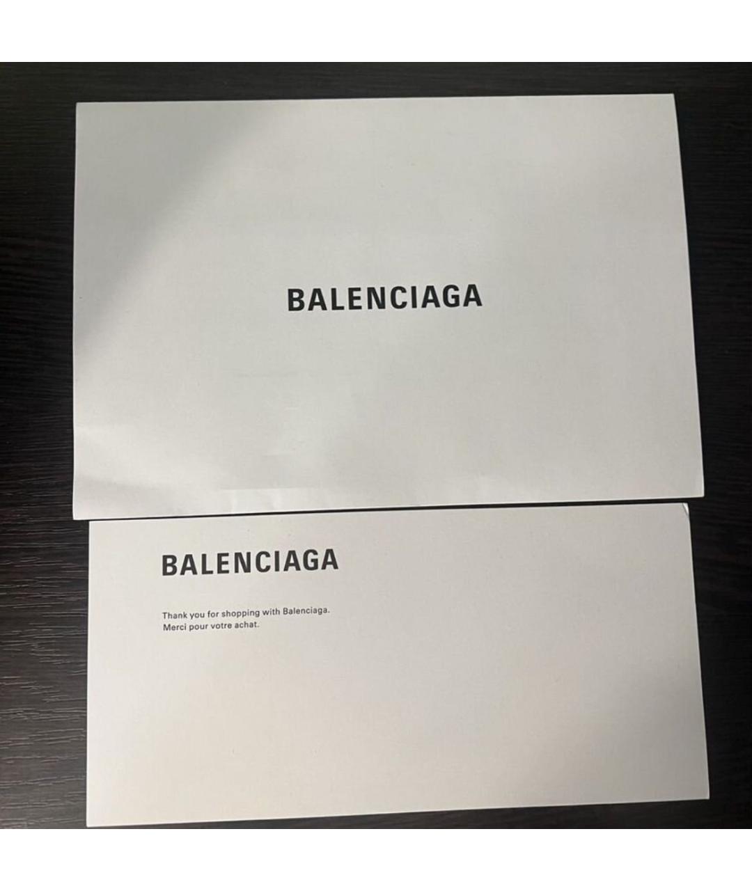 BALENCIAGA Черные резиновые туфли, фото 4
