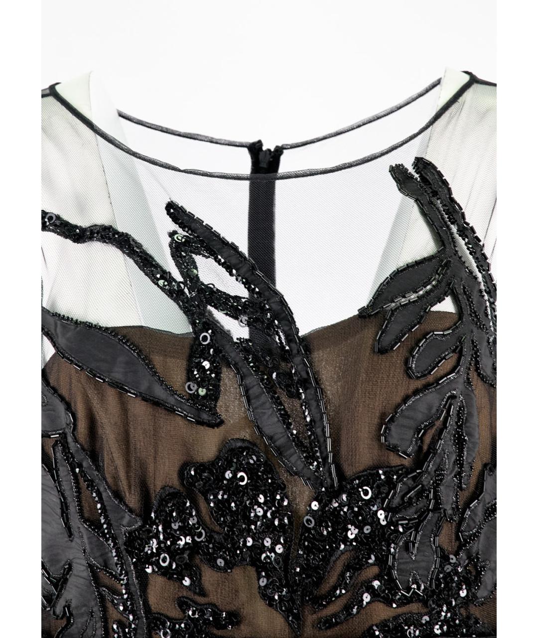 ZUHAIR MURAD Черное шелковое коктейльное платье, фото 3