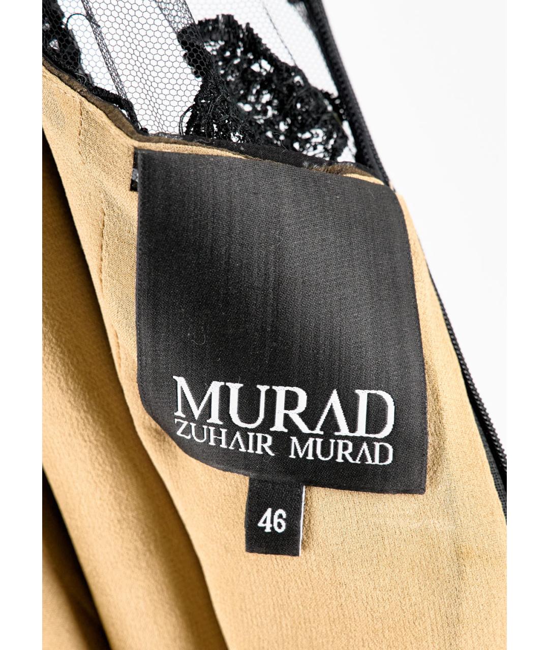 ZUHAIR MURAD Черное шелковое коктейльное платье, фото 5