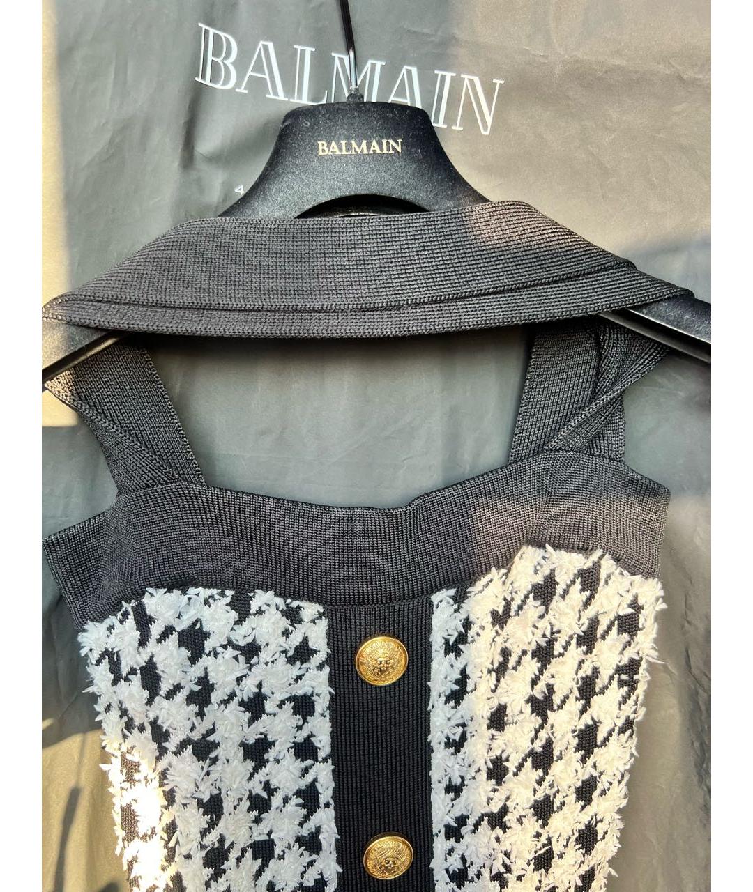 BALMAIN Белое коктейльное платье, фото 4
