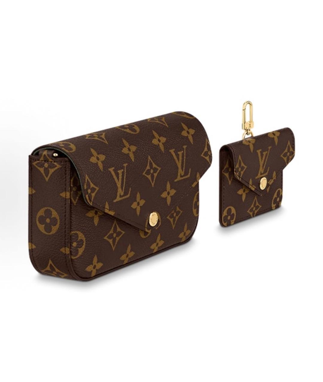 LOUIS VUITTON Коричневая сумка через плечо, фото 2