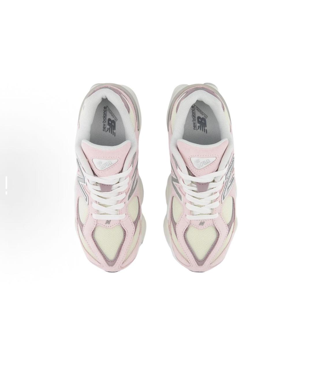 NEW BALANCE Розовые замшевые низкие кроссовки / кеды, фото 3