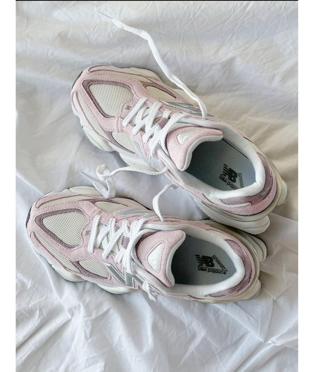 NEW BALANCE Розовые замшевые низкие кроссовки / кеды, фото 6
