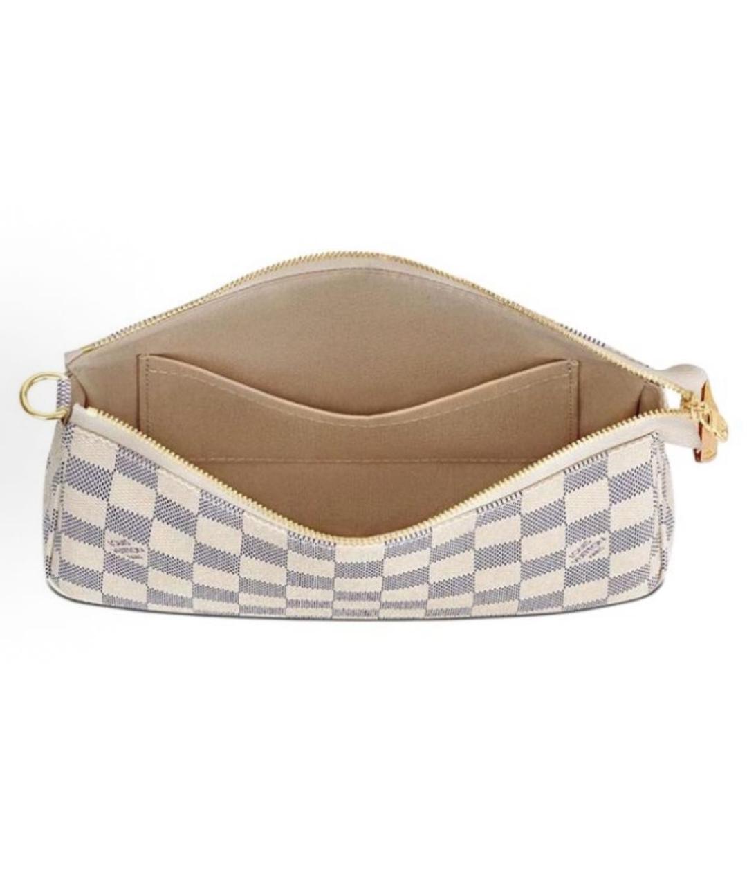 LOUIS VUITTON Белая сумка через плечо, фото 4