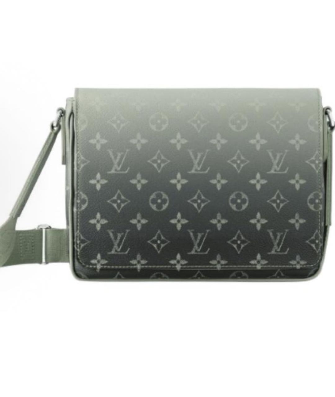 LOUIS VUITTON Зеленая сумка через плечо, фото 5