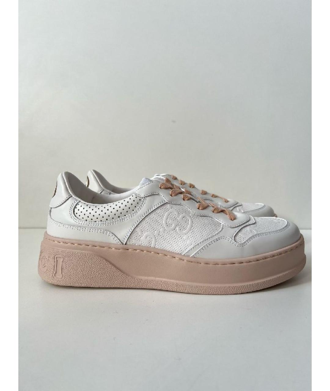 GUCCI Белые кроссовки, фото 10