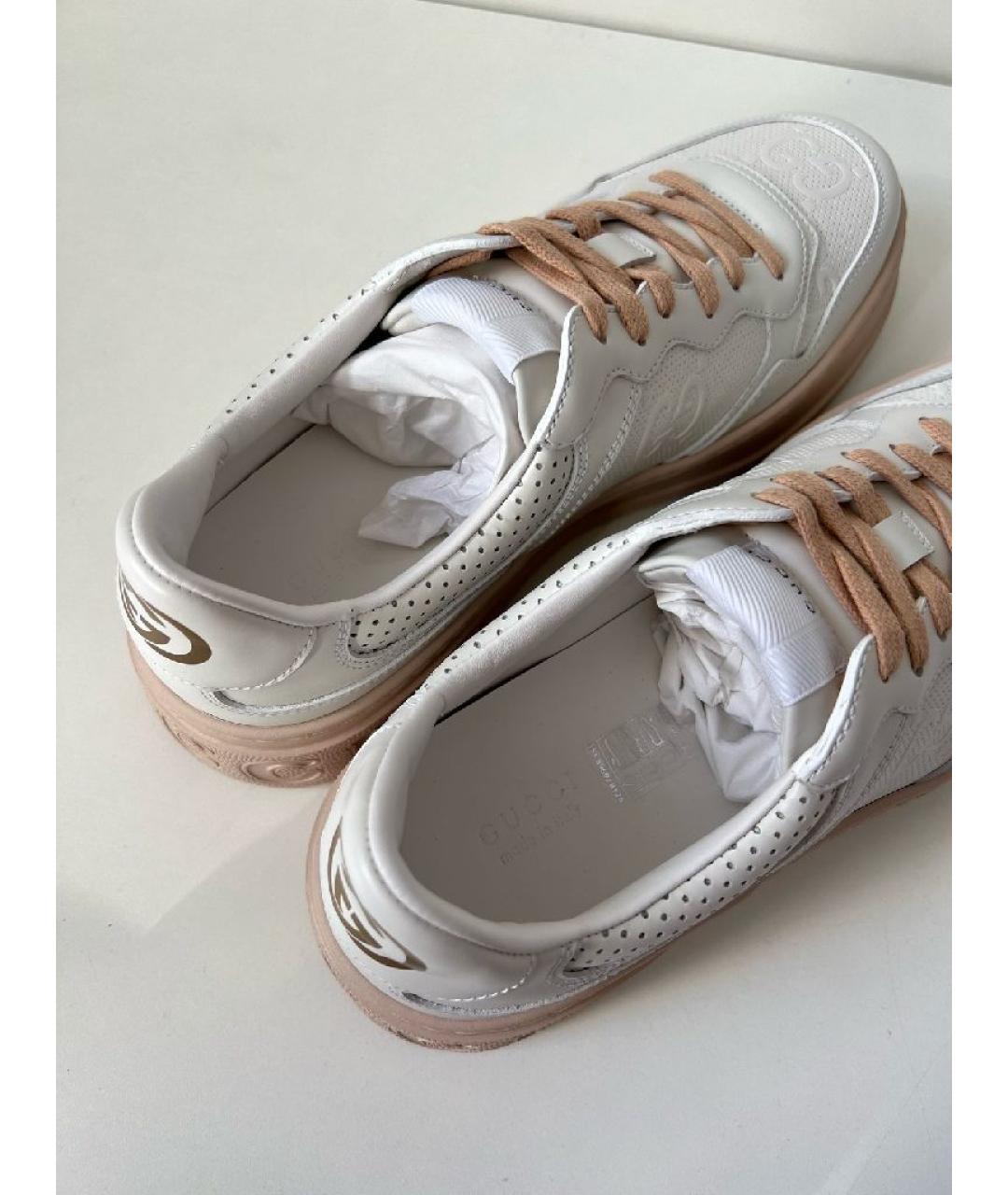 GUCCI Белые кроссовки, фото 5