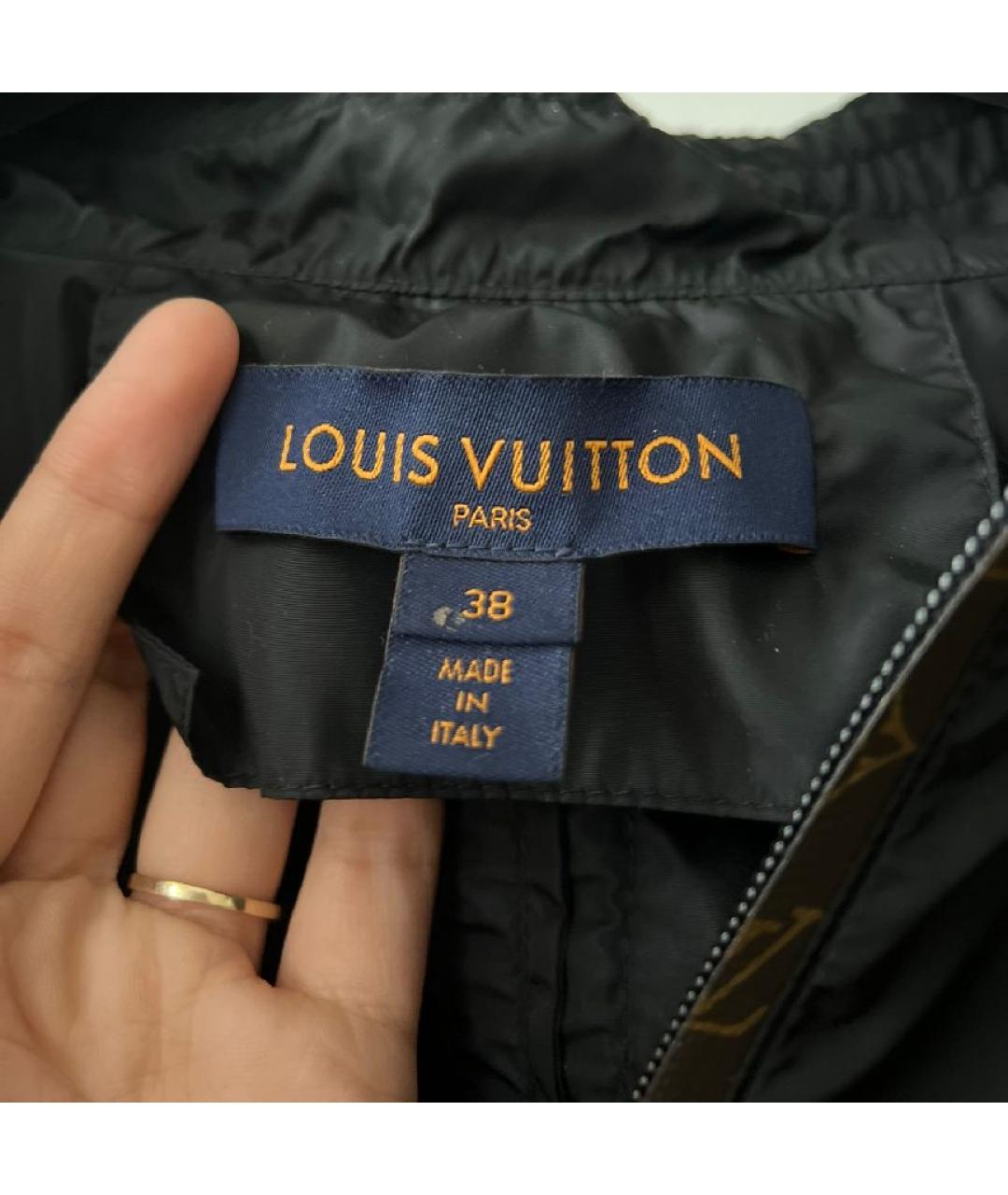 LOUIS VUITTON Черная полиэстеровая куртка, фото 5