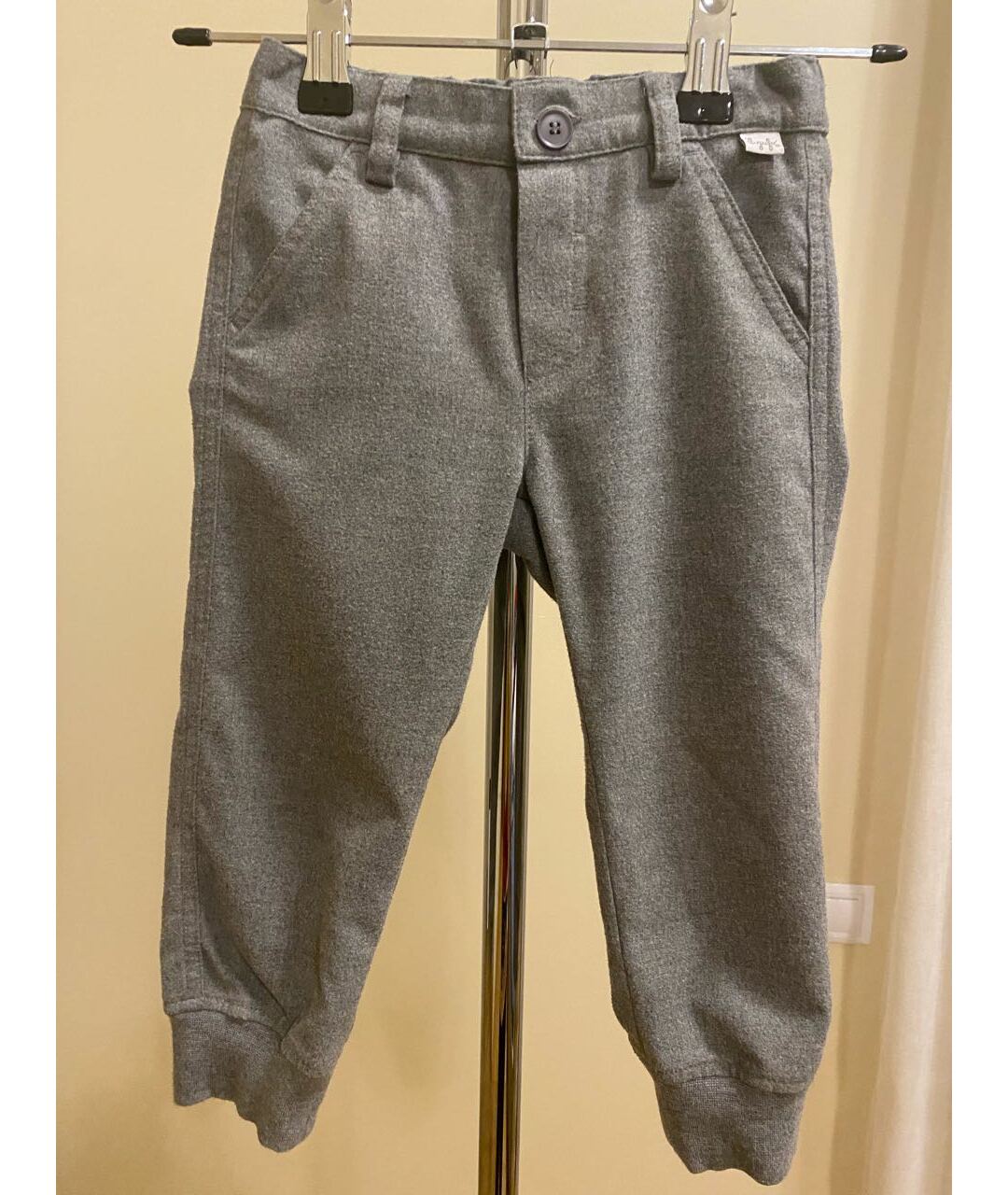 IL GUFO Серые вискозные брюки и шорты, фото 6