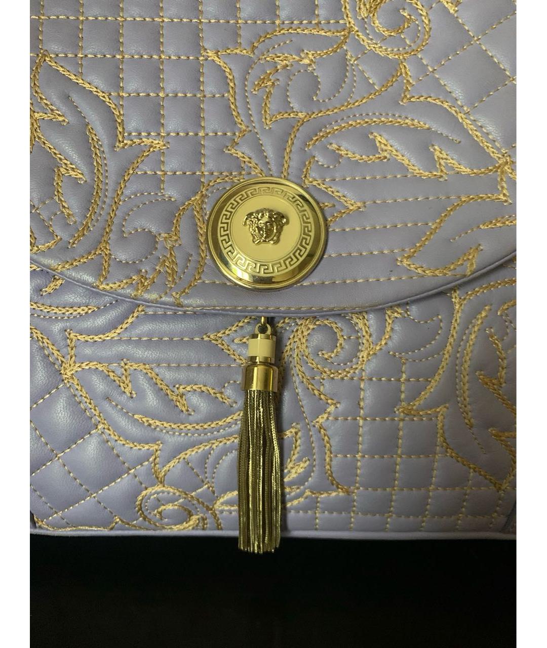 VERSACE Мульти кожаная сумка с короткими ручками, фото 2