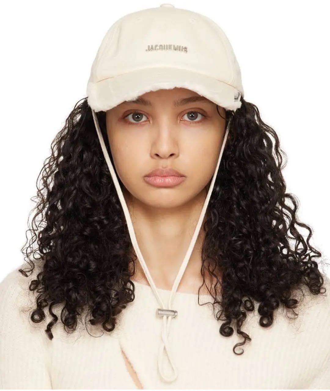 JACQUEMUS Белая хлопковая кепка, фото 8