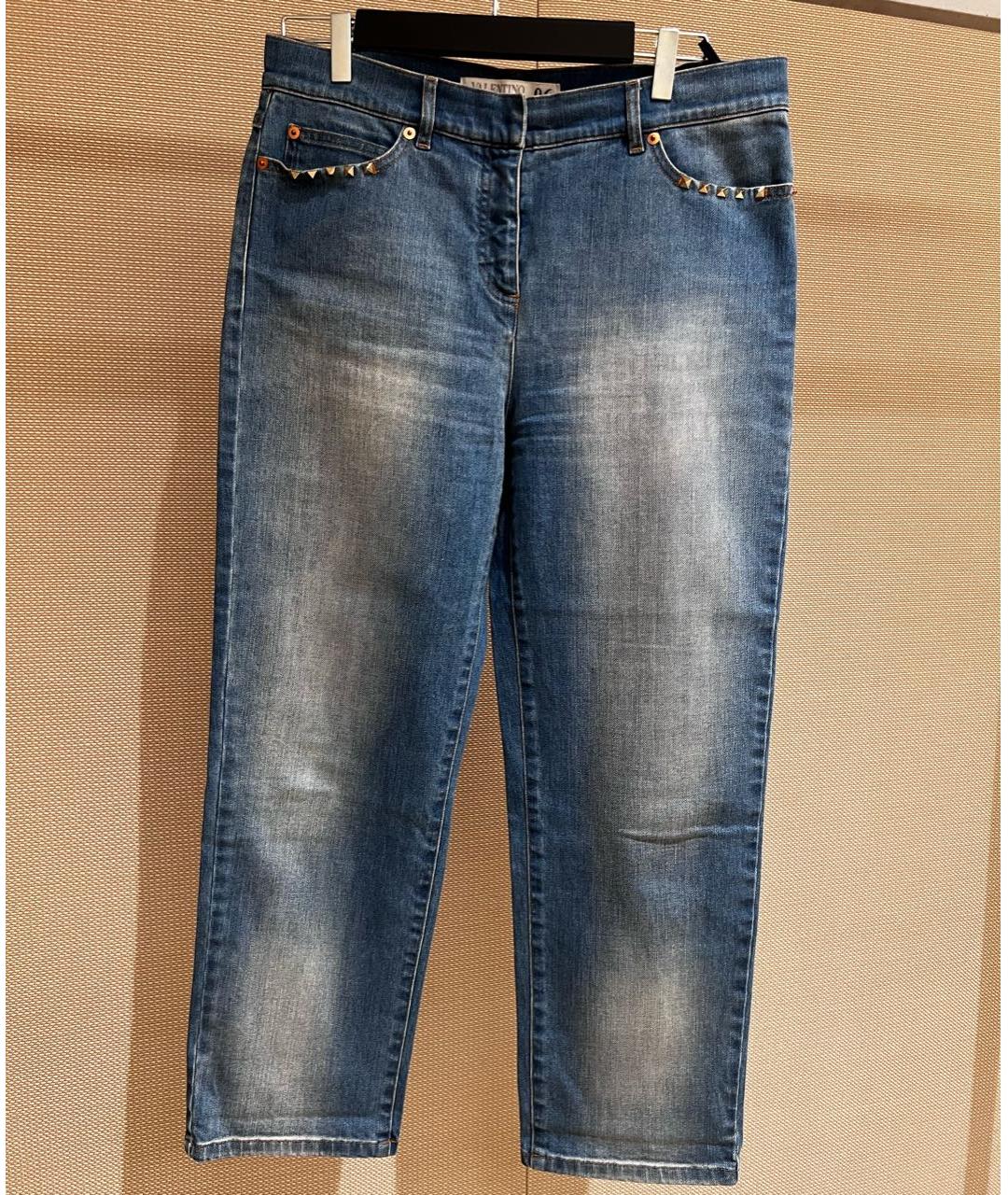 VALENTINO Синие прямые джинсы, фото 9